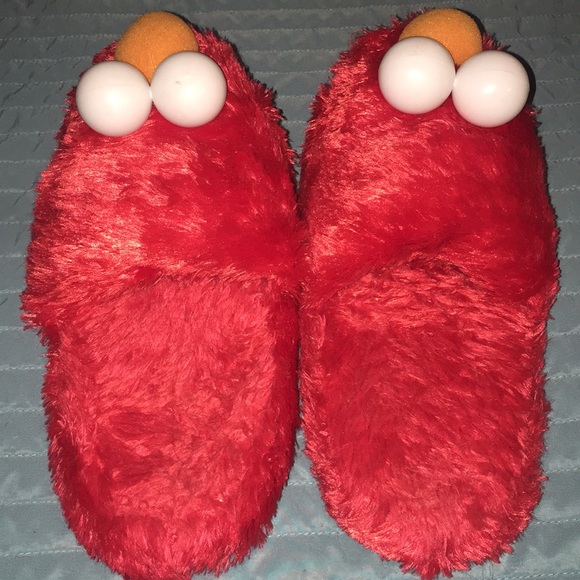 Sesame Street Shoes Classic Adult Elmo Slippers Size 78